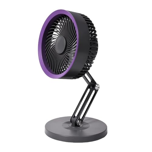 KAHDGSS Ventilador Eléctrico Giratorio Que Ahorra Espacio Ángulos Ajustables Textura De Enfriamiento Adecuado para La Oficina En Casa Motor Silencioso Ventilador Escritorio Silencioso por USB