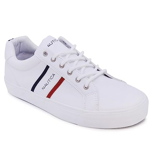 Image of Nautica Men's Casual Shoe, Classic Lace-Up Low Top Loafer, Fashion Sneaker - in Medium & Wide Width Sizes