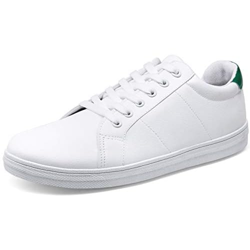 Jousen Men's Fashion Sneakers White Shoes for Men Casual Breathable Shoes