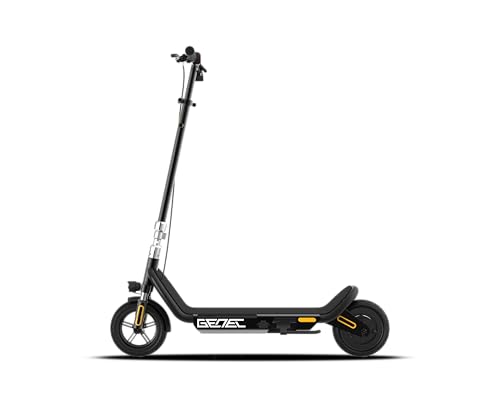 Image of GENEL Scoot Electric Scooter: Max Speed 25 Km /H, Range 30 Km, Fold and Carry Design, LED Lightweight, 125 Kg Capacity, Teal, Adult