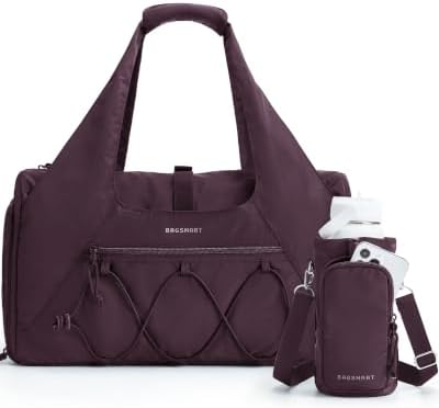 BAGSMART Sporttasche für Damen, leichte Reisetasche mit Schuhfach | Weekender mit Nassfach, Workout-Yoga-Tragetasche
