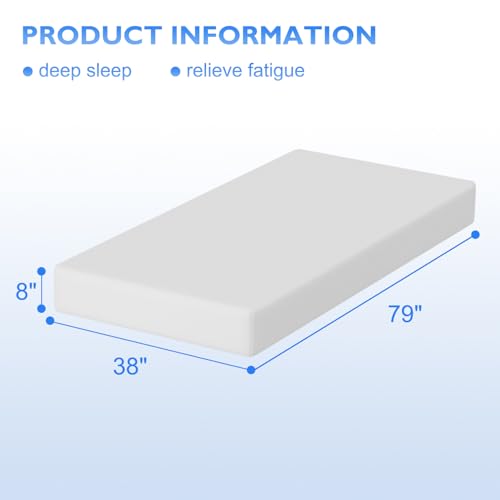 Image of PayLessHere | 8 Inch Twin XL Mattress | Medium Firm Base Foam Mattress