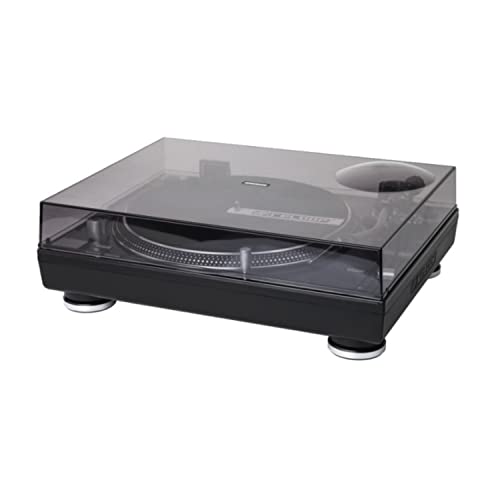 Reloop Rp-8000 Mk2 Advanced Hybrid Torque Turntable With Midi (Pair) Bundle With Reloop Dust Covers And Vinyl Record Care (5 Items) #TOP2