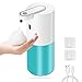 Josnown Automatischer Seifenspender, Wiederaufladbarer Elektrischer Seifenspender mit Berührungsloser Infrarot Sensor, Weiß Wandmontag Seifenspender für Bad, Toilette, Küche, Büro (400ml)