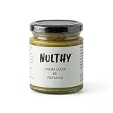 NULTHY 200g Crema Dulce de Pistacho Gourmet 45% - Sin Aceite de Palma - Pasta Premium para Untar, Postres, Desayunos y Repostería