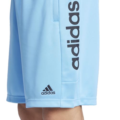 Adidas Tiro Men's Shorts - Black/Semi Blue, Comfortable Running Shorts for Men,Quick-Dry Material, IW8260 