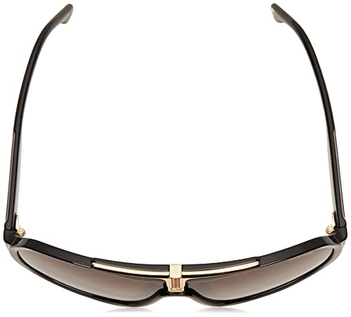Carrera Men's 1014/S Shield Sunglasses, Black/Brown Gradient, 64Mm, 10Mm #TOP5
