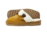 ARIAT Women's Indoor & Outdoor Rubber Bottom Jackie Square Toe Slippers, Tan, 7