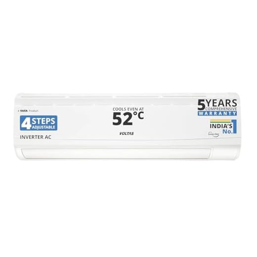 Voltas 185V Vectra CAR 1.5 ton 5 star,New star rated, inverter Split AC|4-IN-1 Adjustable modeHigh ambient Cooling-cools even at 52°C|Anti dust filter with Anti-microbial coating|Copper Coil|White