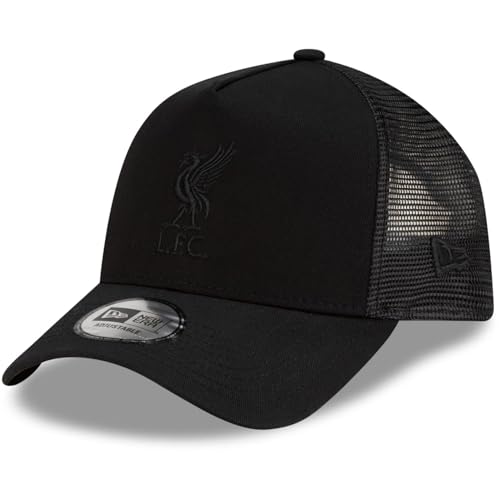 Casquette Mesh Trucker New Era FC Liverpool A-Frame Noire Ajustable