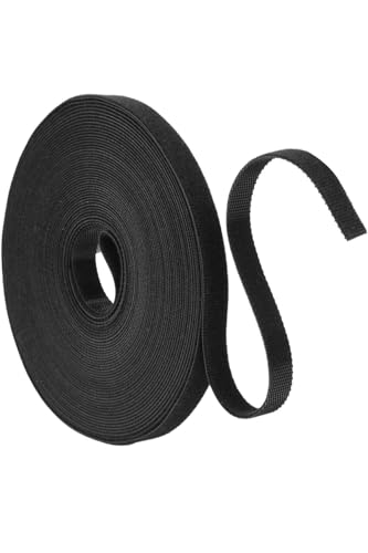 Dünya Magnet 2 Metre - Sırtsırta Cırt Bant, En: 2 Cm, Siyah, Kablo Düzenleyici, Cırt Bağı, Cırt Cırtlı Bant