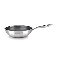 Rosmarino Black line Koekenpan 20 cm met glazen deksel - Rosmarino