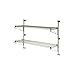 Focus Foodservice FWPS54CH Wall Mounted Posts, 54" Height, Chromate Finish