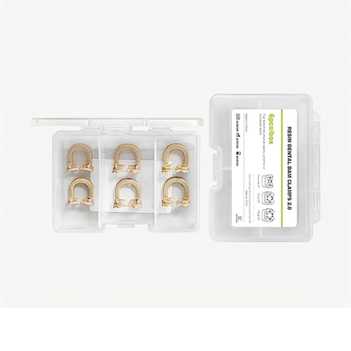 Rwbatt RD-09 Dental Rubber Dam Clamps Resin Rubber Barrier Clip Dental Endodental Rubber Dam Holder Autoclavable Dental Dentist Tools thumb #3
