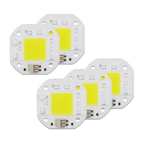 GAKMTMFAC(X) ͂ 50 bg LED `bv 20 bg 30 bg AC 220 V COB vr[Y UV 395nm LED }gbNXv DIY p[_O DOB `bvCg(6000K,220V 
