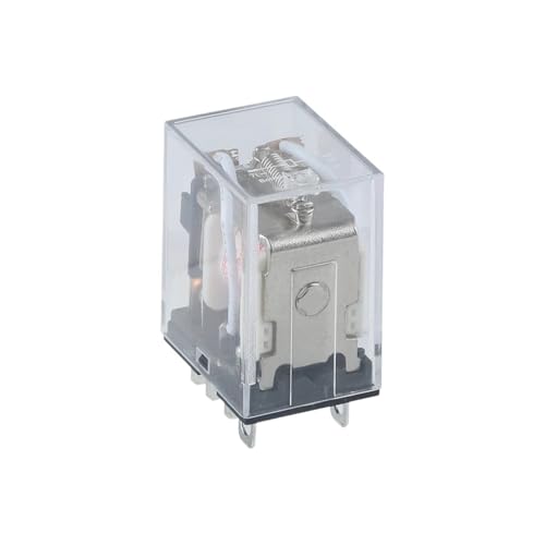 Relé electromagnético LY2NJ AC 24V pequeño con contactos de configuración 4NO y 4NC