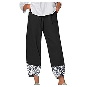 LULER Been damesbroek casual riem print elastische bloemen taillebroek dames met