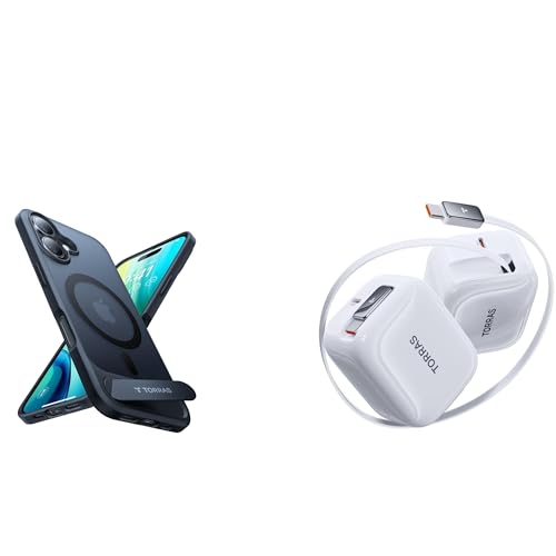 TORRAS FlexLine 40W Dual-Port USB C Charger Block & Magnetic Case — Buy Together to Save 15%