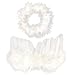 Pamtns Engelsflügel Weiß Fotoshooting Engels Flügel Kostüm Fotografie Requisiten Engel Kostüme Federn Fotografie Zubehör mit Heiligenschein 25 * 16cm für Party Fotografie Deco
