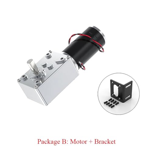 Moteur à engrenage 12V 80RPM pour domotique et portail - 3