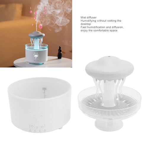 Difusor aromático eléctrico con tanque 300 ml y luz nocturna miniatura 2
