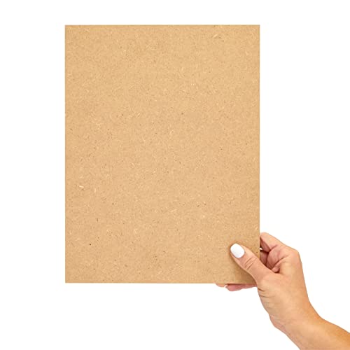 0.25" Thick Blank Mdf Chipboard Sheets For Painting, Arts And Crafts (9 X 12 In, 12 Pack) #TOP3