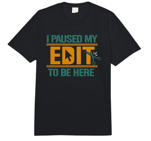 Digital Editor Paused Edit Video Editing Filmmaker Comfort Colors Adult Heavyweight T-Shirt