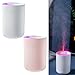 Imagen de Humidificador alimentado por USB-C con niebla calmante y luz nocturna que cambia de color