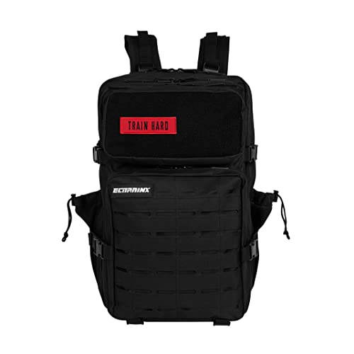 ELITRAINX - Toppa ricamata con velcro - TRAIN HARD...