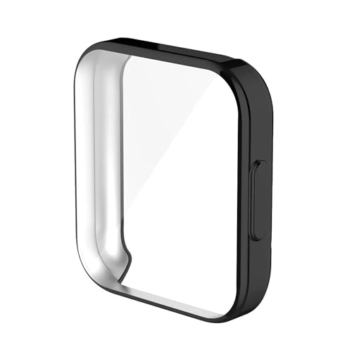Image of Removable Screen Protector Watch Case Cover Compatible with Amazfit | Realme | Redmi Anti Scratch 360 Full Bumper Cover Shockproof Cases for Men and Women (Redmi Watch 2 Lite (Black))