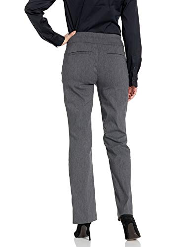 Briggs New York Womens Super Stretch Millennium Barely Boot Pull On Pants, Heather Grey, 16 Us #TOP1