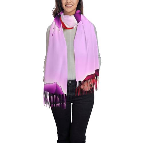 Écharpe à pompons longue et douce pour sublimer vos tenues d'hiver