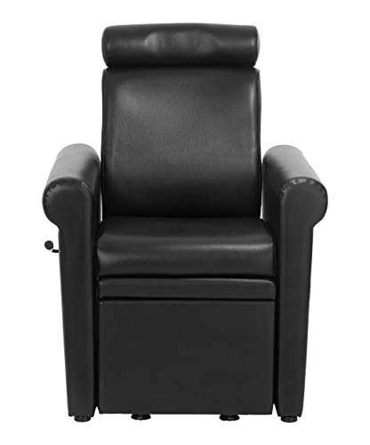 Buy-Rite Salon & Spa Equipment Mona Lisa Plumb Free Pedicure Chair - No Plumbing, Adjustable, Portable, Removable, Black, CHM-2320-5H-BLACK - Image 6