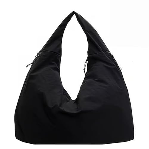 2025 New Women's Solid Color Draped Tote Bag,Slouchy Hobo Bag for Women,Large Capacity Fashion Versatile Shoulder Bag