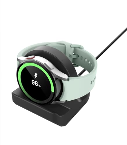 MoKo 1P Support de Chargeur Compatible avec Samsung Galaxy 8 7 6 5 40mm 44mm/8 Classic 46mm/Ultra 47mm/6 Classic 43mm 47mm/5 Pro, Support de Station d'accueil...