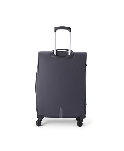 Image of American Tourister Phillyplus Large with TSA Lock & 8 Wheels Soft Polyester Check-in Suitcase for Holiday /Trolley Bag for Travel /Travel Bag with Double Spinner Wheels for Unisex