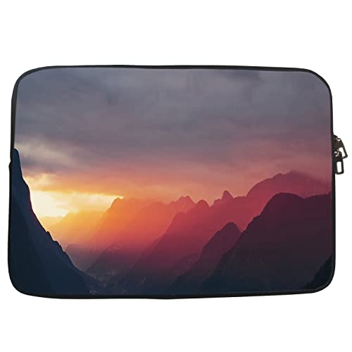 Image of TheSkinMantra Chain Laptop Sleeve Bag Compatible with Laptop /Macbooks /Chrombook /Notebook /Zbook (14.1 Inch [Chain], Sunset)