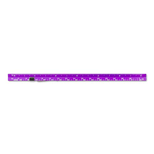 Image of Alumicolor Aluminum Architect Pocket Scale with Clip, 6IN, Purple (Pack of 2)
