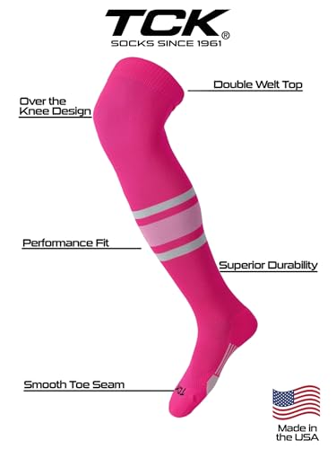 Image of TCK USA Made Over-the-Knee Socks for Baseball, Softball, & Football | Performance Athletic Socks for Boys, Girls, Men & Women