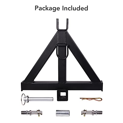 3 Point 2 Receiver Trailer Hitch Adapter Category 1 Tractor Drawbar Hitch Adapter