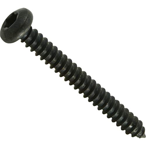 Tornillos de chapa negros Hard-to-Find Fastener 502157 para metal y reparaciones fijas