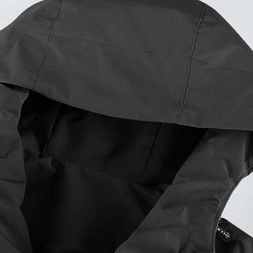 Rain Jacket Men Long Sleeve Outdoor Waterproof Coats Lightweight Windbreaker Jackets Casual Travel Hoodies With Pocket4