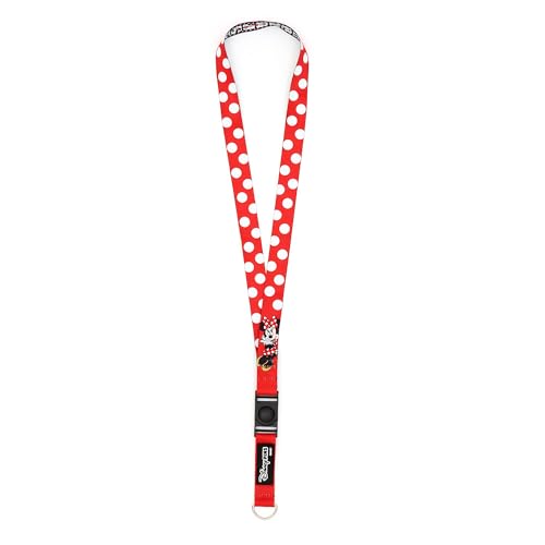 Ya en mundofriki.es: Disney Store Official, Minnie Mouse, cordón de cuello, diseño reversible con estampado de lunares y de tiras de película, para la identificación, pases de Disney Park, el trabajo o la escuela