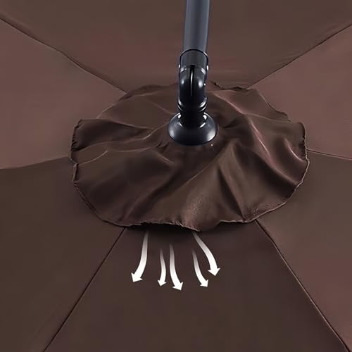 Toldo de repuesto para sombrilla de 6 varillas en tela impermeable de jardín 7