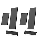 ニンテンドーWiiコンソールダストドア交換用スロットカバー2セット Nintendo GamecubeダストカバーNGCコントローラ/NGCメモリ/SDスロット用(ブラック)