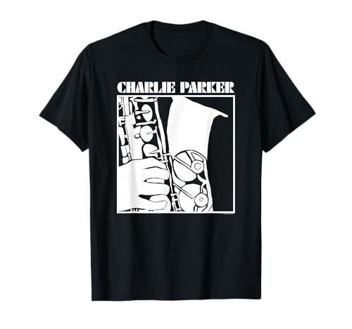 Photo de Illustration de saxophone Charlie Parker T-Shirt