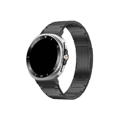 �����`�^���r���v�o���h Samsung Galaxy Watch 8 44mm 40mm/8Classic 46mm/Ultra 47mm 2025�N���f���p, �u���b�N, For Galaxy Ultra 47mm