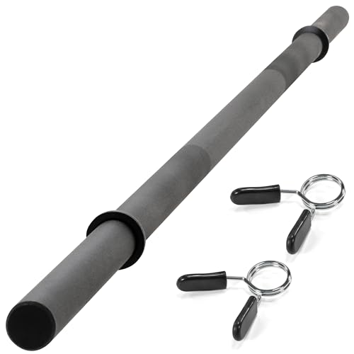 MAXXIVA® Langhantelstange - 120/140/160/180 cm, 30mm, bis 300kg, Stahl,...