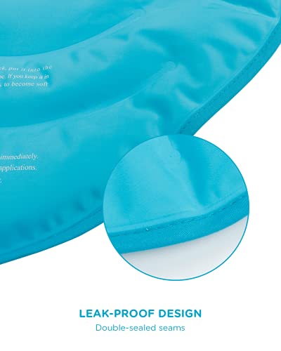 Image of Comfytemp Ice Pack for Neck Shoulders Pain Relief, Resuable Large Gel Shoulder Cooling Wrap for Upper Back, Cold Compress Therapy for Cervical Injuries, Recovery Items for Men Women (Small, Sky Blue)