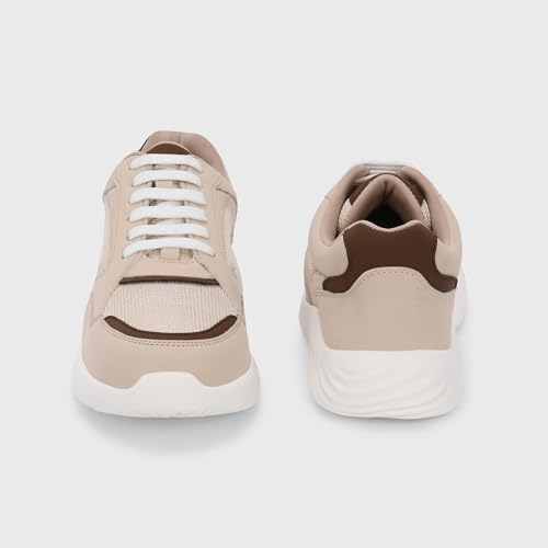 Image of Centrino Womens Casual Shoes | Colorblock Sneakers with Ultra Soft Cushion Lace-Up Shoes All-Day Comfort | Trendy & Lightweight Design | Low Top Flat Sole (7620)